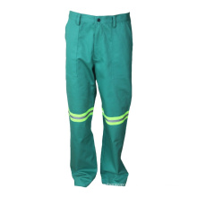 Reflective Tape Green 100% Cotton Anti-static Fire Retardant Suit Pants